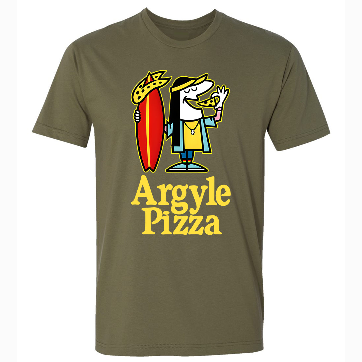 Premium Unisex T-Shirt - LRQQ5PW9 - Military Green - 5