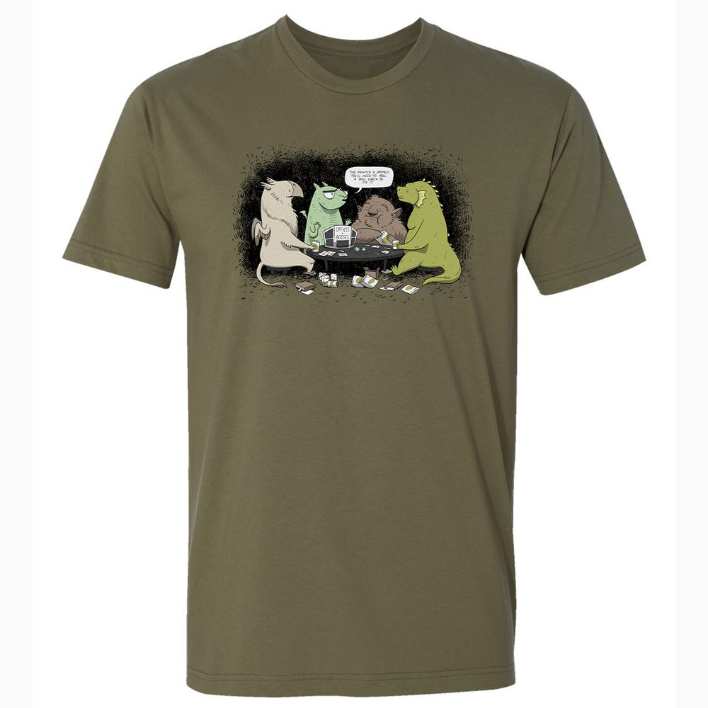 Premium Unisex T-Shirt - 87X9XQLZ - Military Green - 5