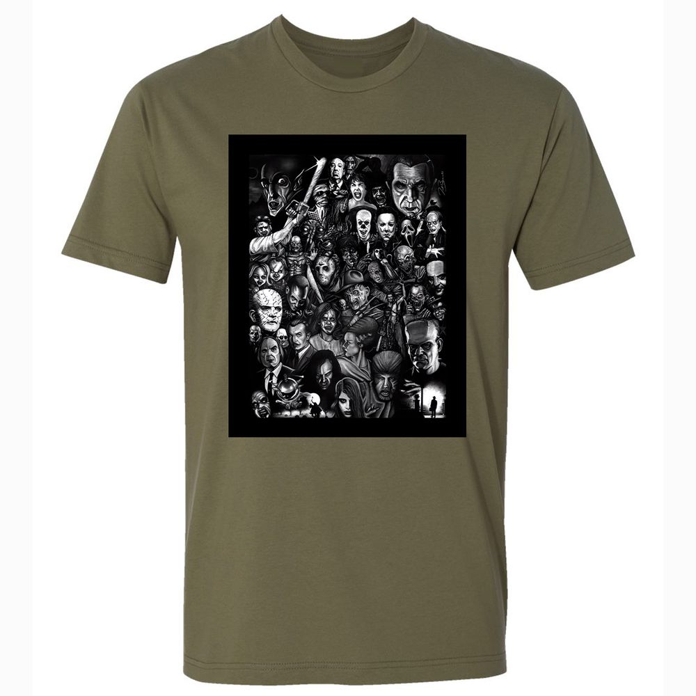 Premium Unisex T-Shirt - HQG7QN92 - Military Green - 5