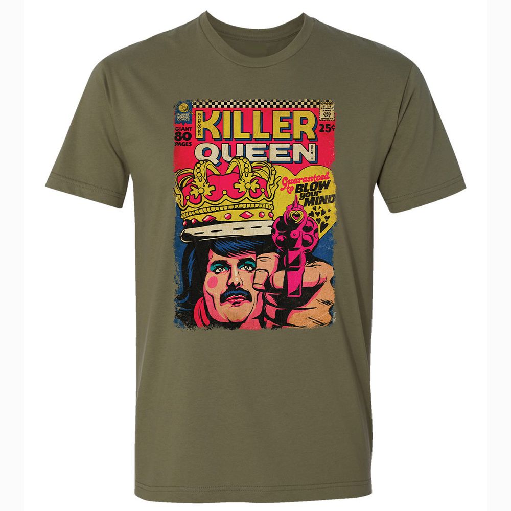 Premium Unisex T-Shirt - 668NNS4Z - Military Green - 5