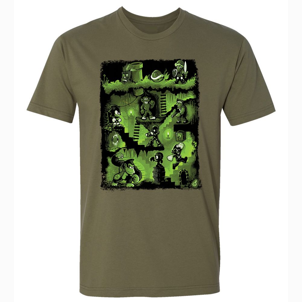 Premium Unisex T-Shirt - HQW8R6VF - Military Green - 5