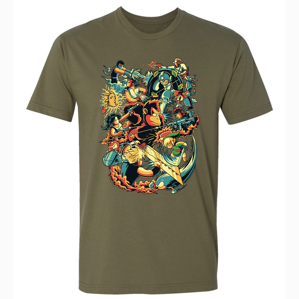 Premium Unisex T-Shirt - YNUJXF6M - Military Green - 5