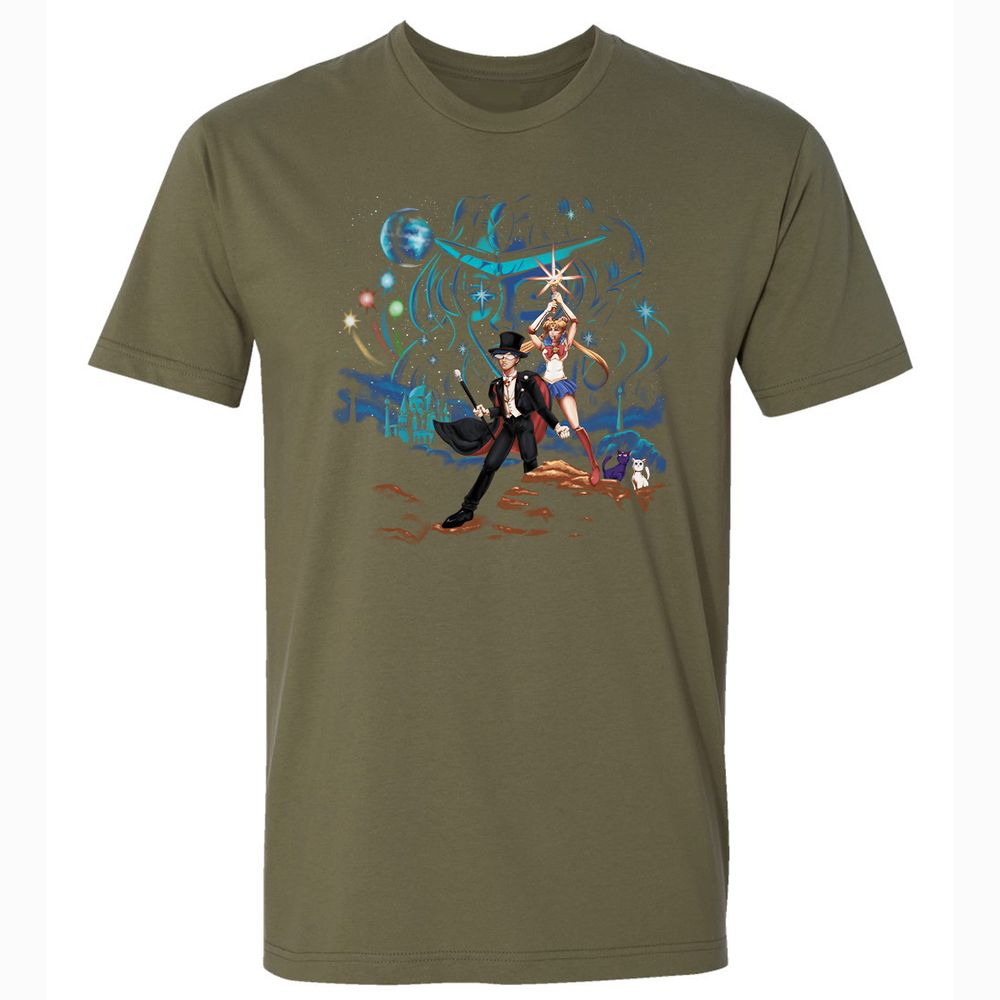 Premium Unisex T-Shirt - UWV5XP7E - Military Green - 5