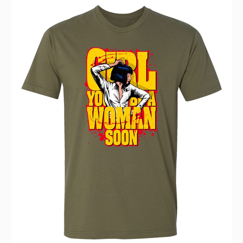 Premium Unisex T-Shirt - ULLQSGKP - Military Green - 5