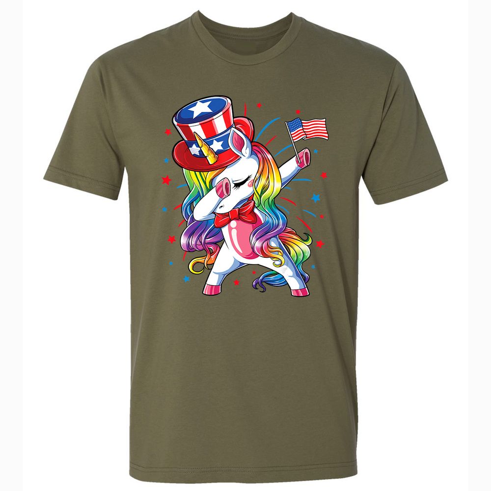 Premium Unisex T-Shirt - 2CG4WSFH - Military Green - 5