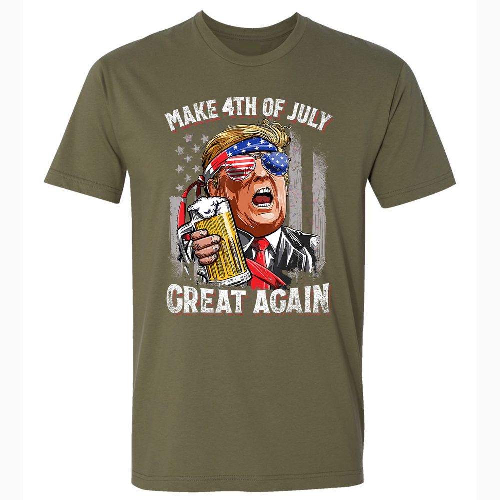 Premium Unisex T-Shirt - LF81N4JU - Military Green - 5
