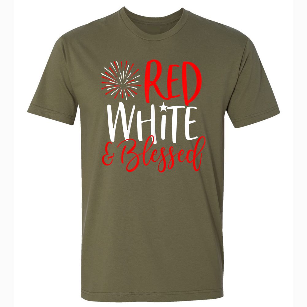 Premium Unisex T-Shirt - SHU5WKZD - Military Green - 5