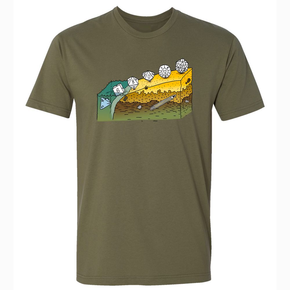 Premium Unisex T-Shirt - D19KQGYT - Military Green - 5