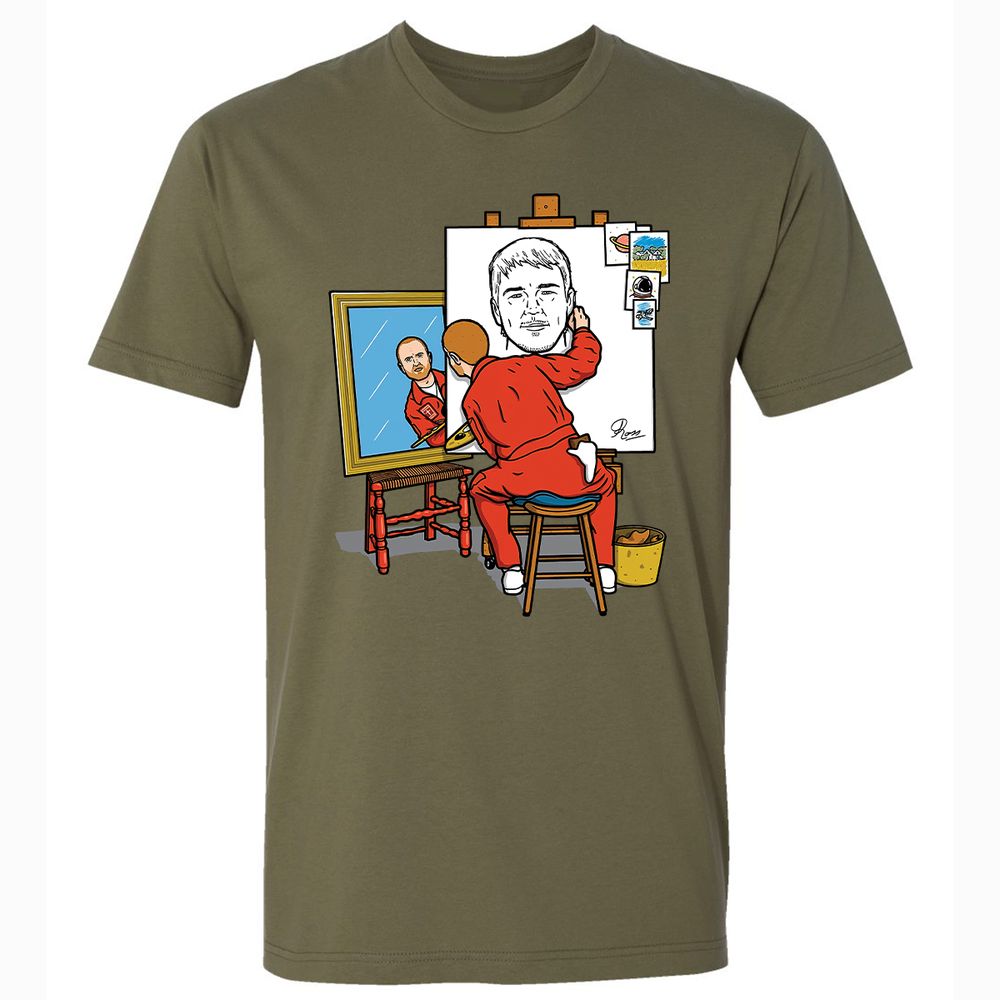 Premium Unisex T-Shirt - 4D5ZT4B4 - Military Green - 5