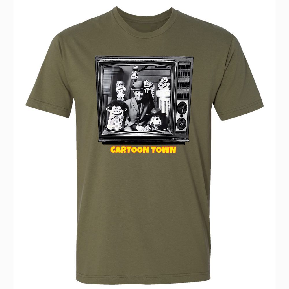 Cartoon Town - Military Green - 5