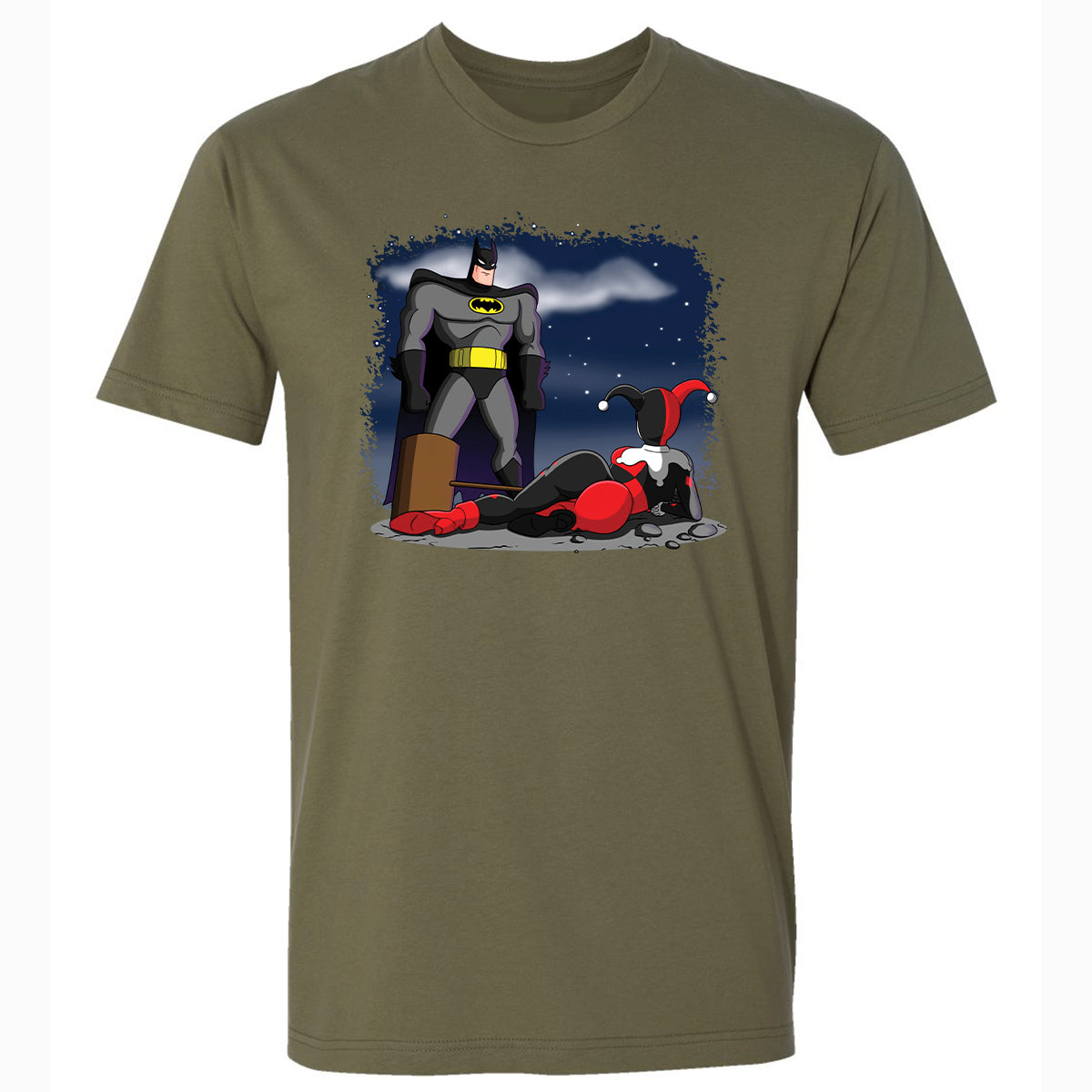 Premium Unisex T-Shirt - 8KXACJZR - Military Green - 5