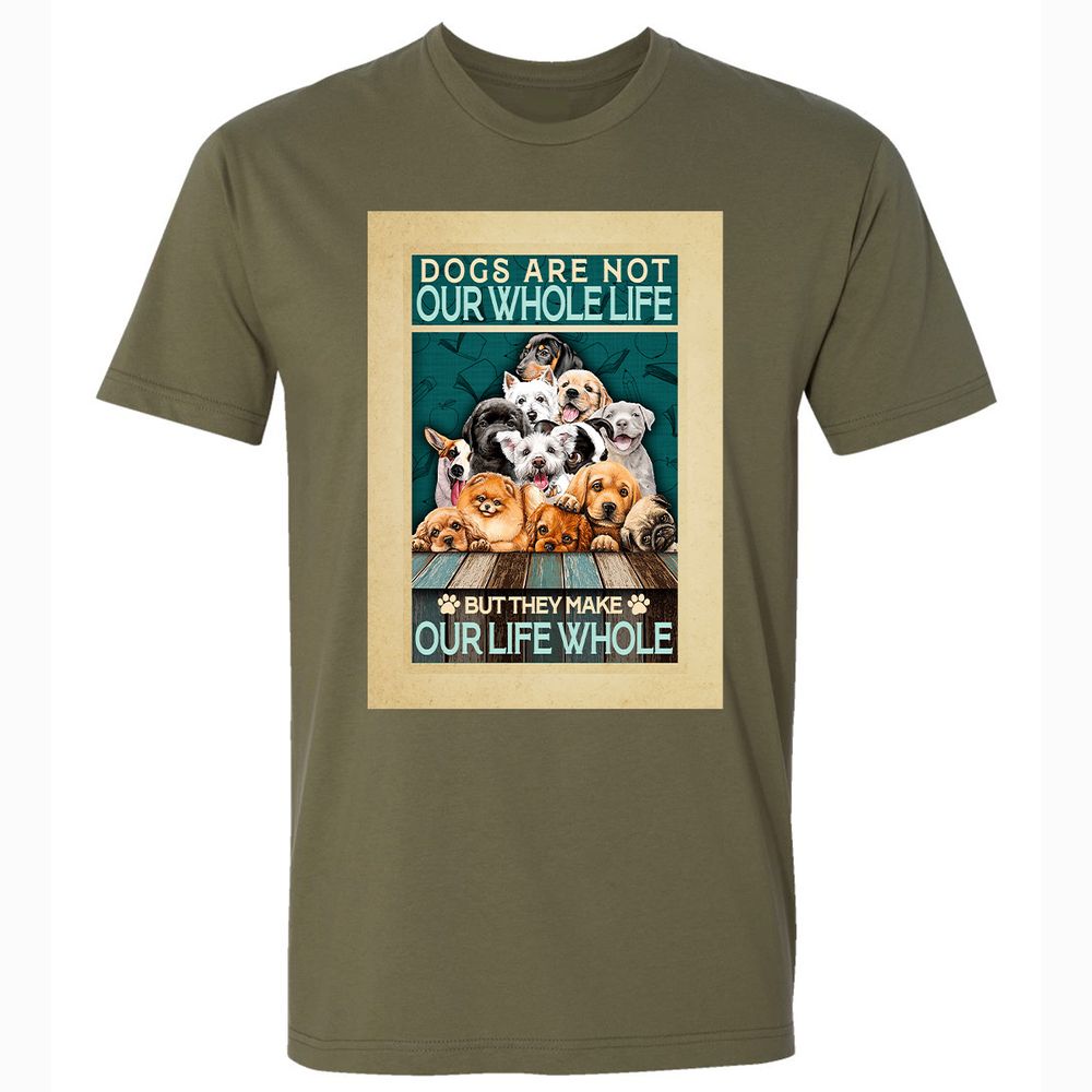 Premium Unisex T-Shirt - WA8LS8PA - Military Green - 5
