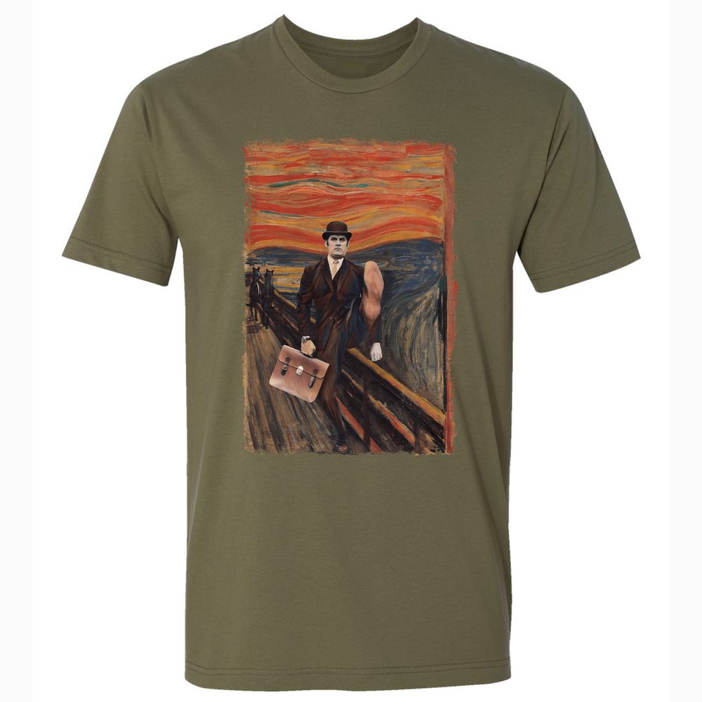 Premium Unisex T-Shirt - F5HVMHL3 - Military Green - 5