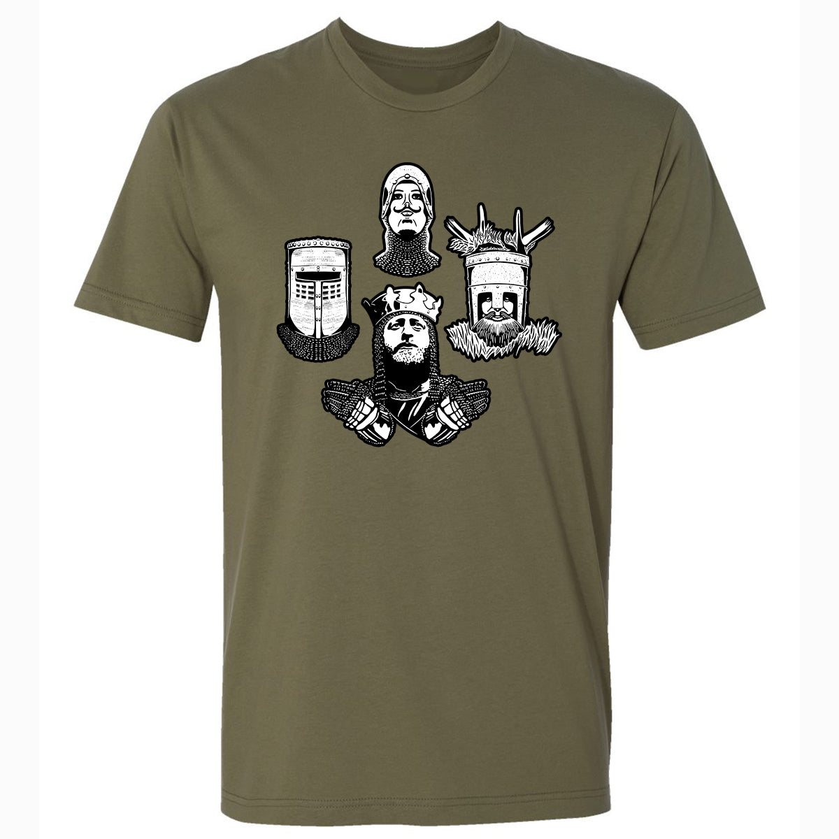 Premium Unisex T-Shirt - FD6WF9VV - Military Green - 5