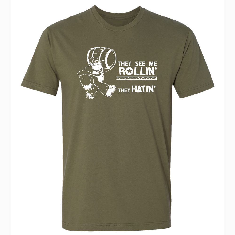 Premium Unisex T-Shirt - H2LT6PB8 - Military Green - 5