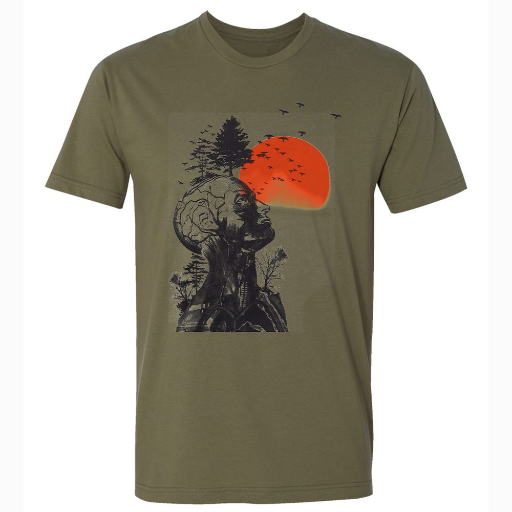 Premium Unisex T-Shirt - 1EX178QX - Military Green - 5