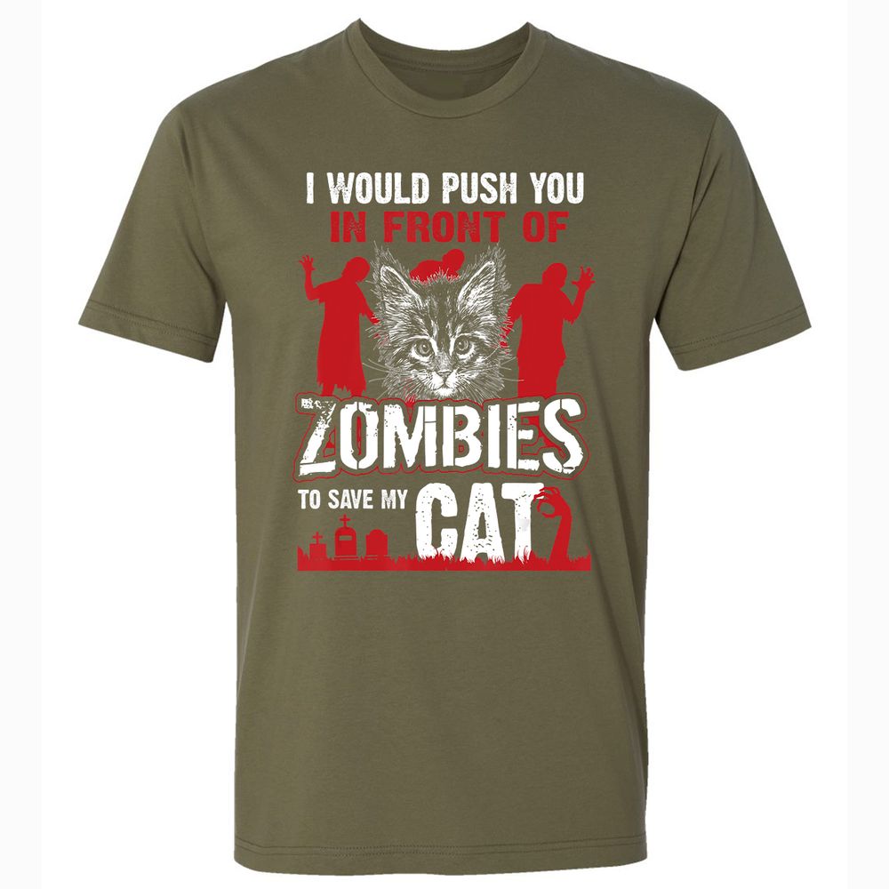 Premium Unisex T-Shirt - YKTQ7S19 - Military Green - 5