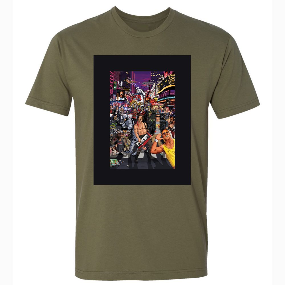 Premium Unisex T-Shirt - 6Q8BSQCV - Military Green - 5