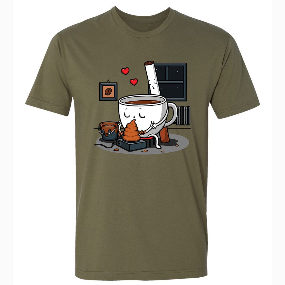Premium Unisex T-Shirt - UXH3F2HC - Military Green - 5
