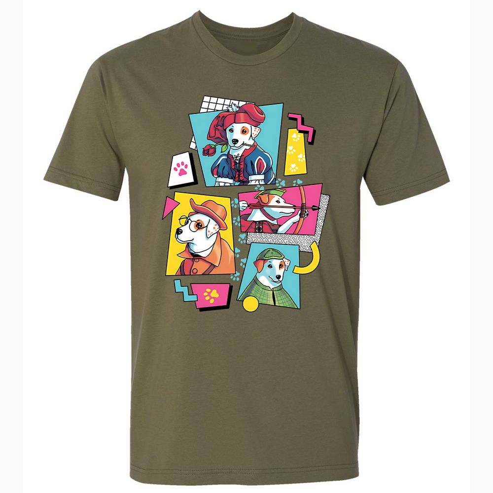 Premium Unisex T-Shirt - E97EZGC1 - Military Green - 5