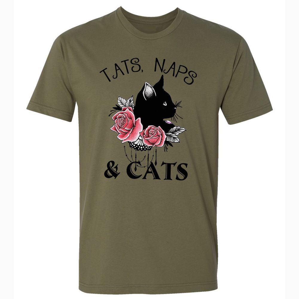 Premium Unisex T-Shirt - 98FL81SY - Military Green - 5