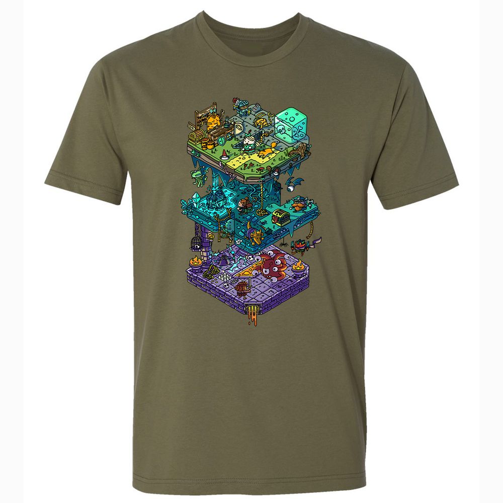 Premium Unisex T-Shirt - DA3TRBM3 - Military Green - 5