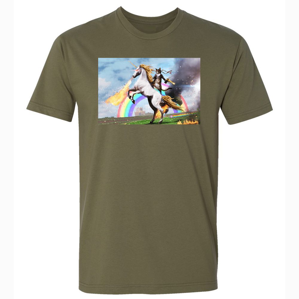 Premium Unisex T-Shirt - PDVG7C2A - Military Green - 5