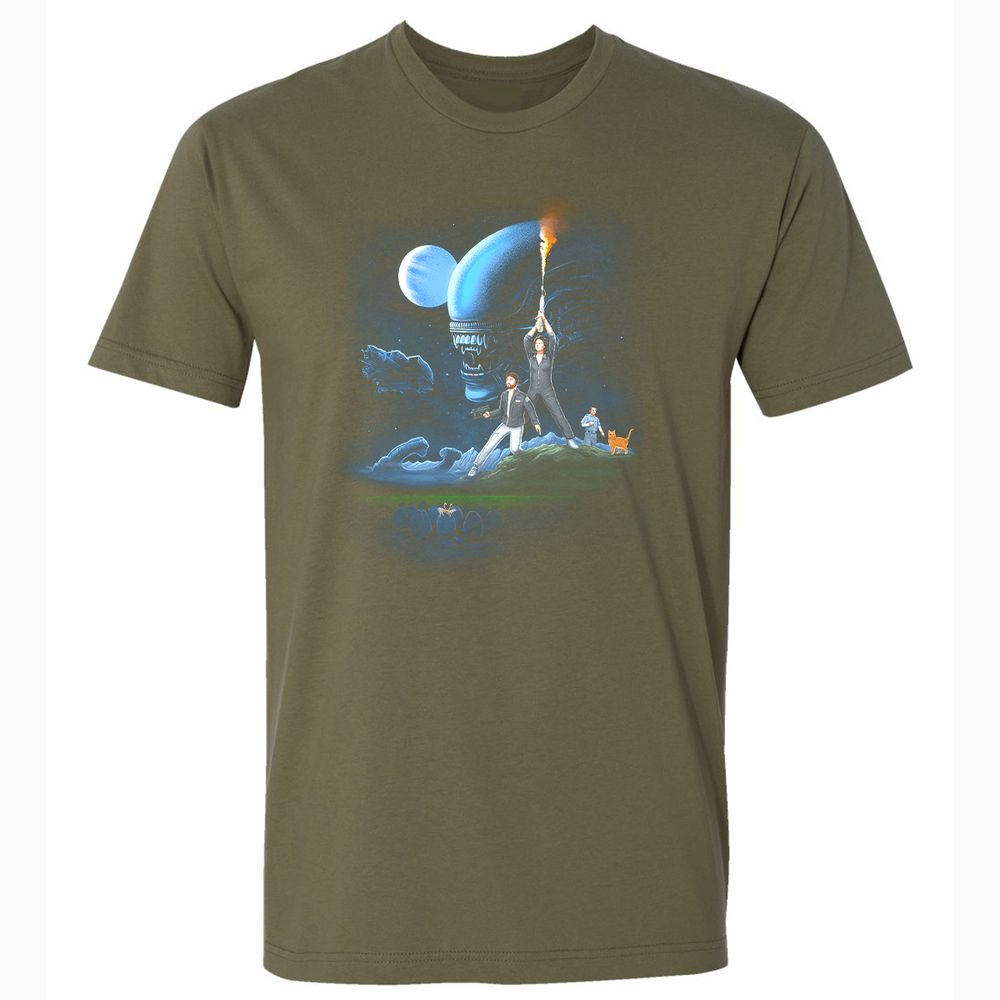 Premium Unisex T-Shirt - 4U517BU5 - Military Green - 5