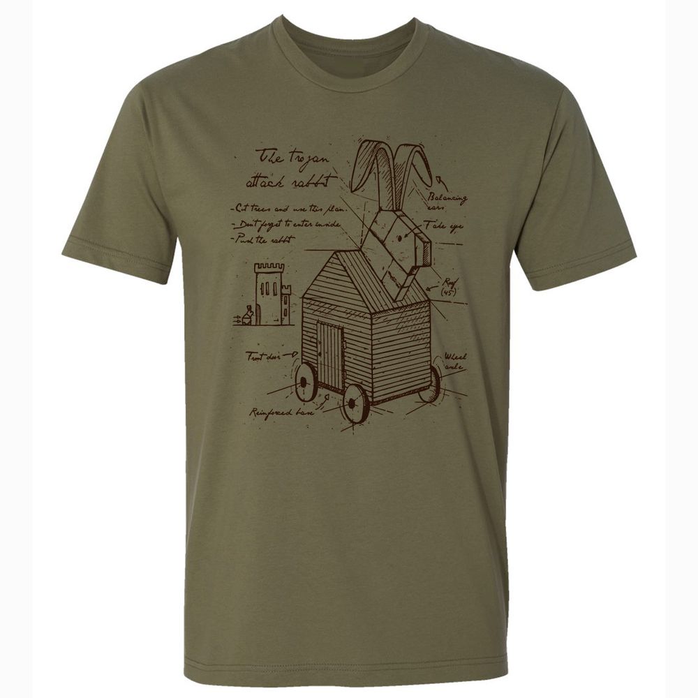 Premium Unisex T-Shirt - RM9EJ8LD - Military Green - 5