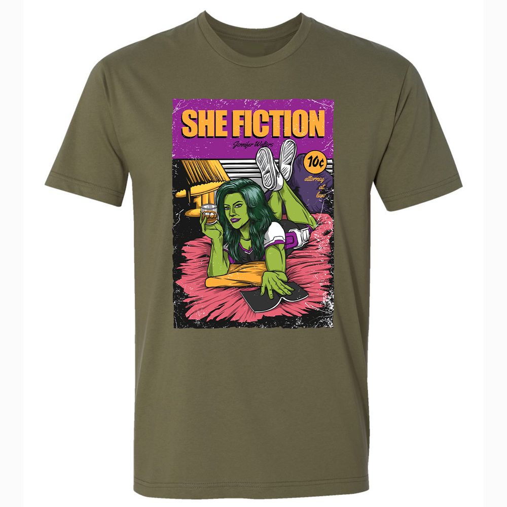 Premium Unisex T-Shirt - N7FDJFWD - Military Green - 5