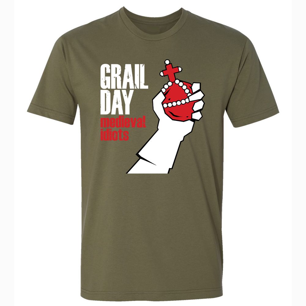 Premium Unisex T-Shirt - F7A9KFB7 - Military Green - 5