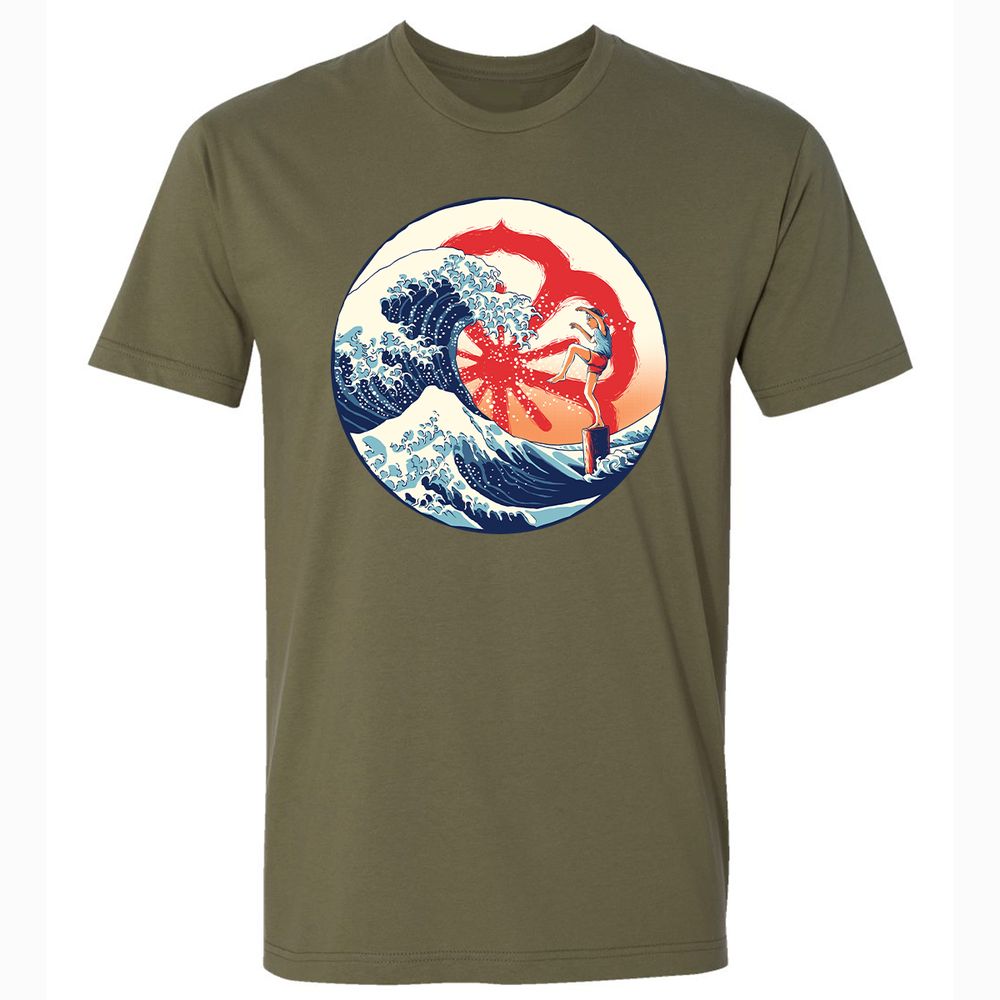 Premium Unisex T-Shirt - CZJ4B9LM - Military Green - 5