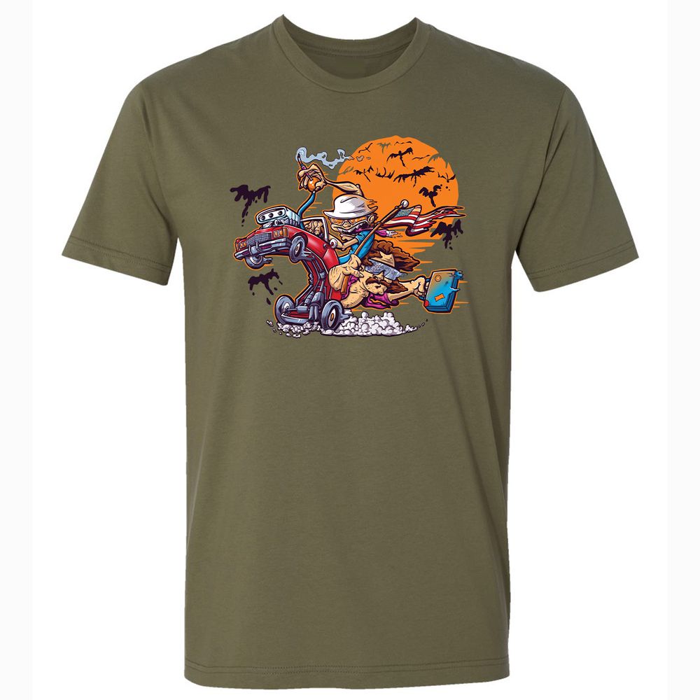 Premium Unisex T-Shirt - UECC673W - Military Green - 5
