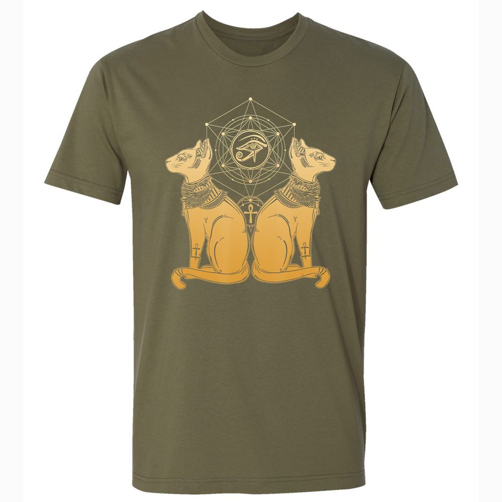 Premium Unisex T-Shirt - DVEE96AY - Military Green - 5