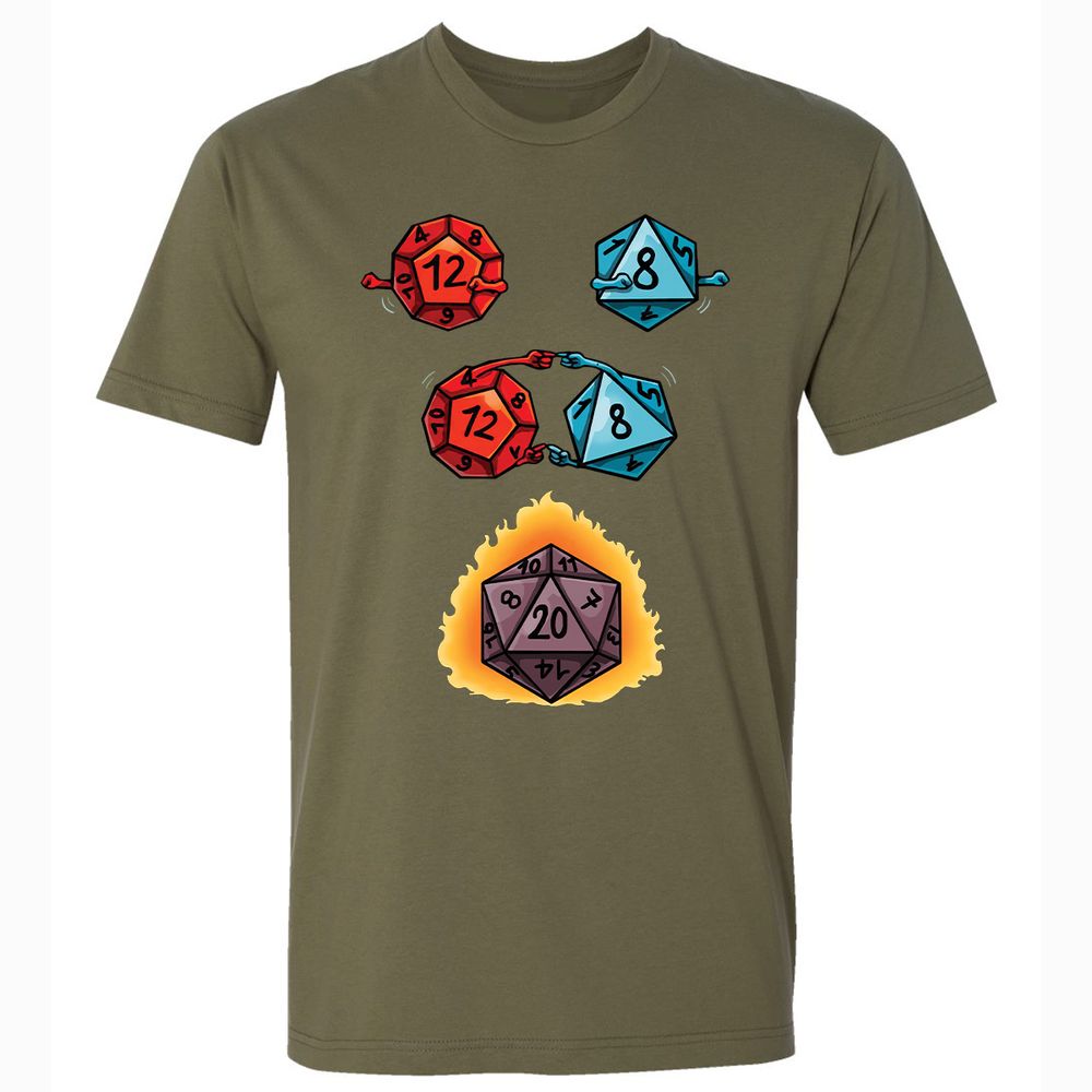 Premium Unisex T-Shirt - 4NUMYNGA - Military Green - 5