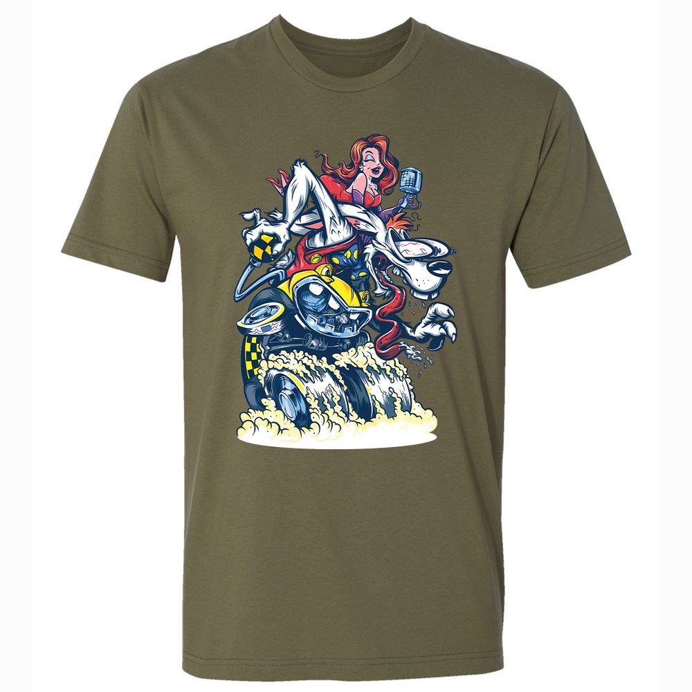 Premium Unisex T-Shirt - 53LLK2HV - Military Green - 5