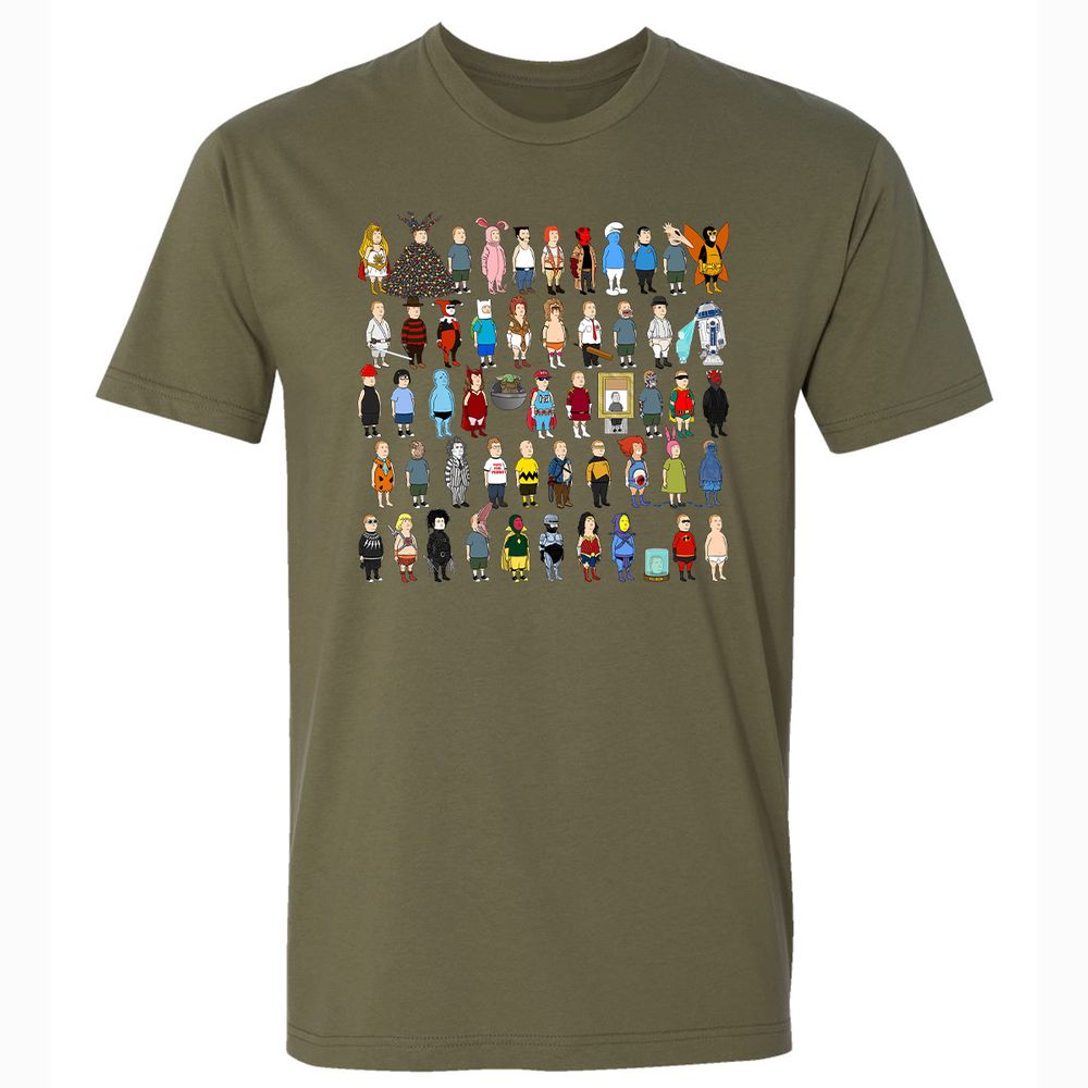 Premium Unisex T-Shirt - QB9P5G36 - Military Green - 5