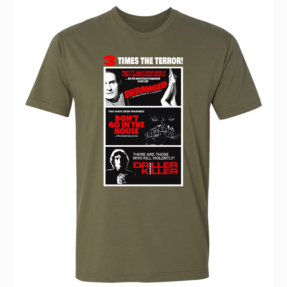 3 Times the Terror - Military Green - 5