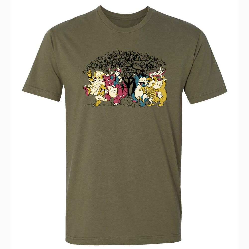 Premium Unisex T-Shirt - S7HNKWXJ - Military Green - 5