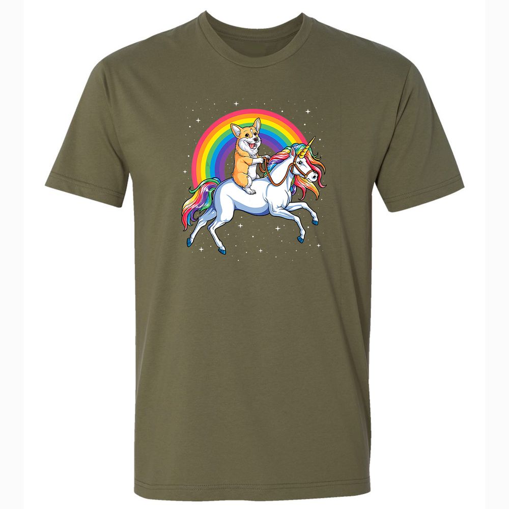 Premium Unisex T-Shirt - NJKEVBLK - Military Green - 5