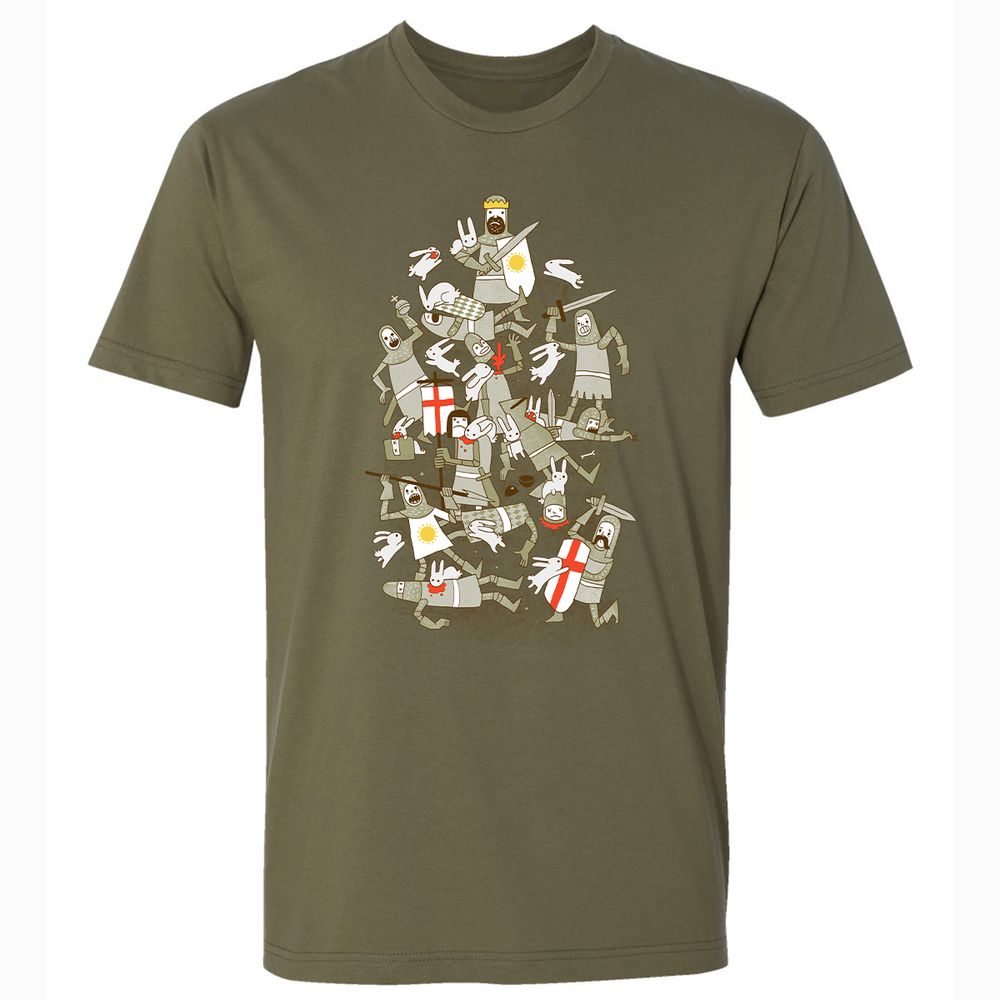 Premium Unisex T-Shirt - BHQDTTZW - Military Green - 5