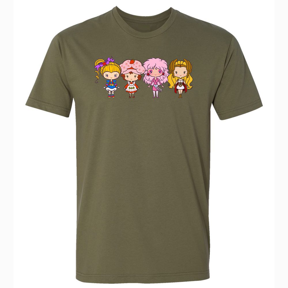 Premium Unisex T-Shirt - Q49PSK7S - Military Green - 5