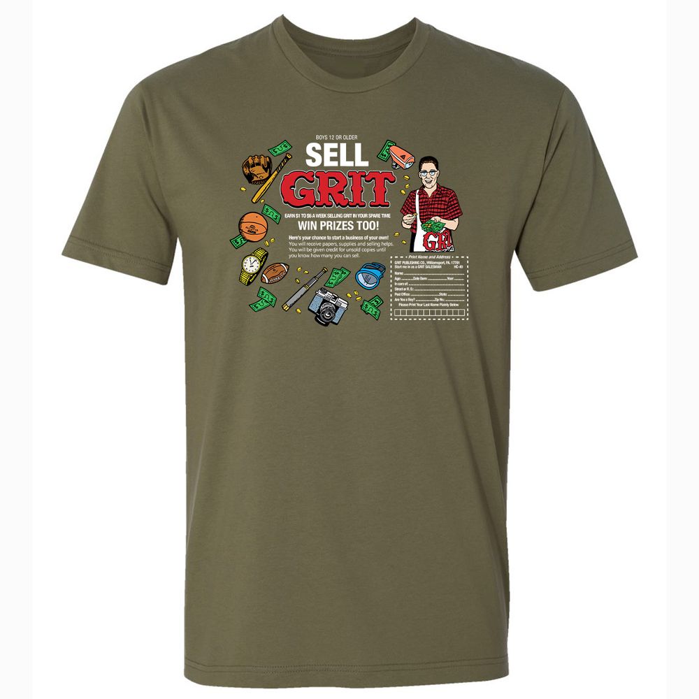 Premium Unisex T-Shirt - QFK9BV8W - Military Green - 5