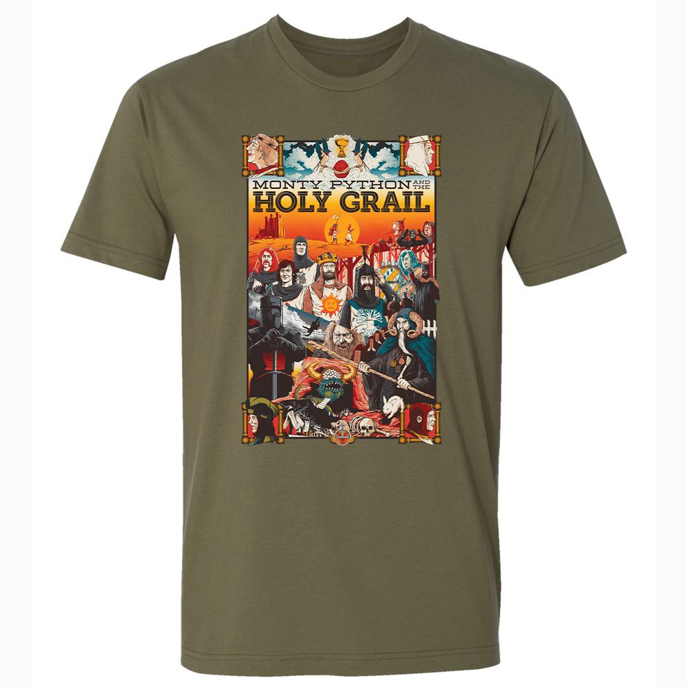 Premium Unisex T-Shirt - 6C6B4SJE - Military Green - 5