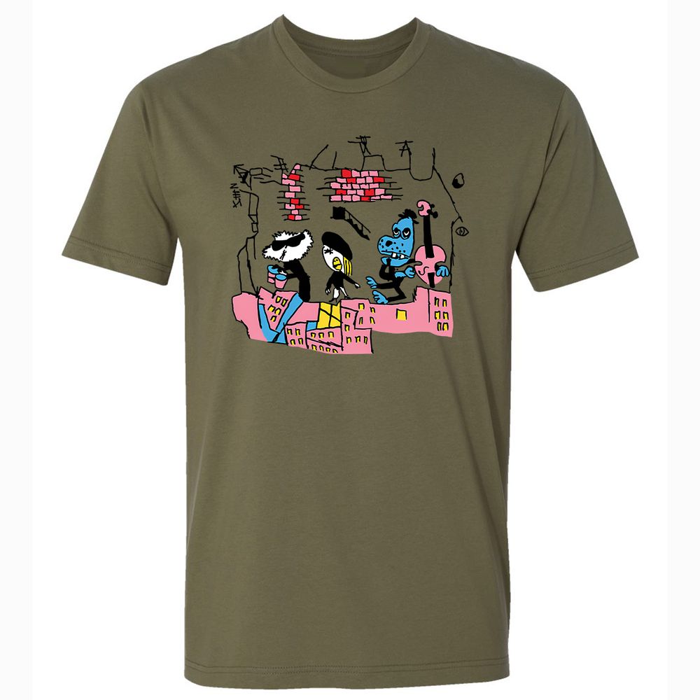 Premium Unisex T-Shirt - 9KQM9BLS - Military Green - 5
