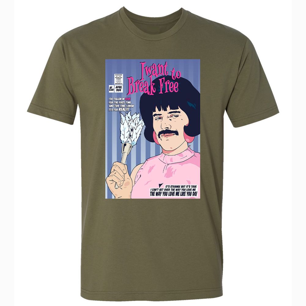 Premium Unisex T-Shirt - D2UFH1FV - Military Green - 5