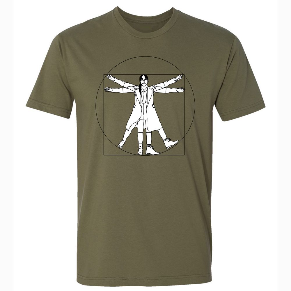 Vitruvian Philomena Cunk - Cunk on Earth - Military Green - 5