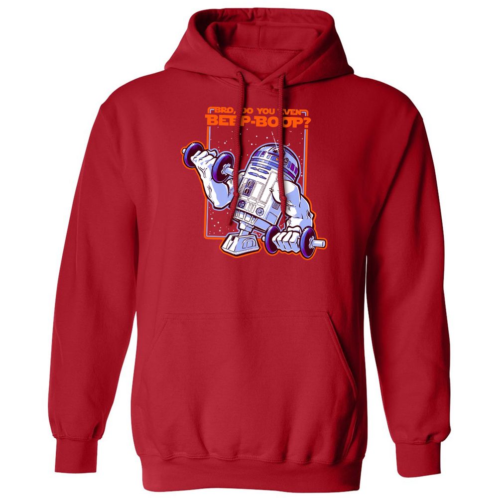 Classic Unisex Hoodie - LFZCWFXR - Red - 5