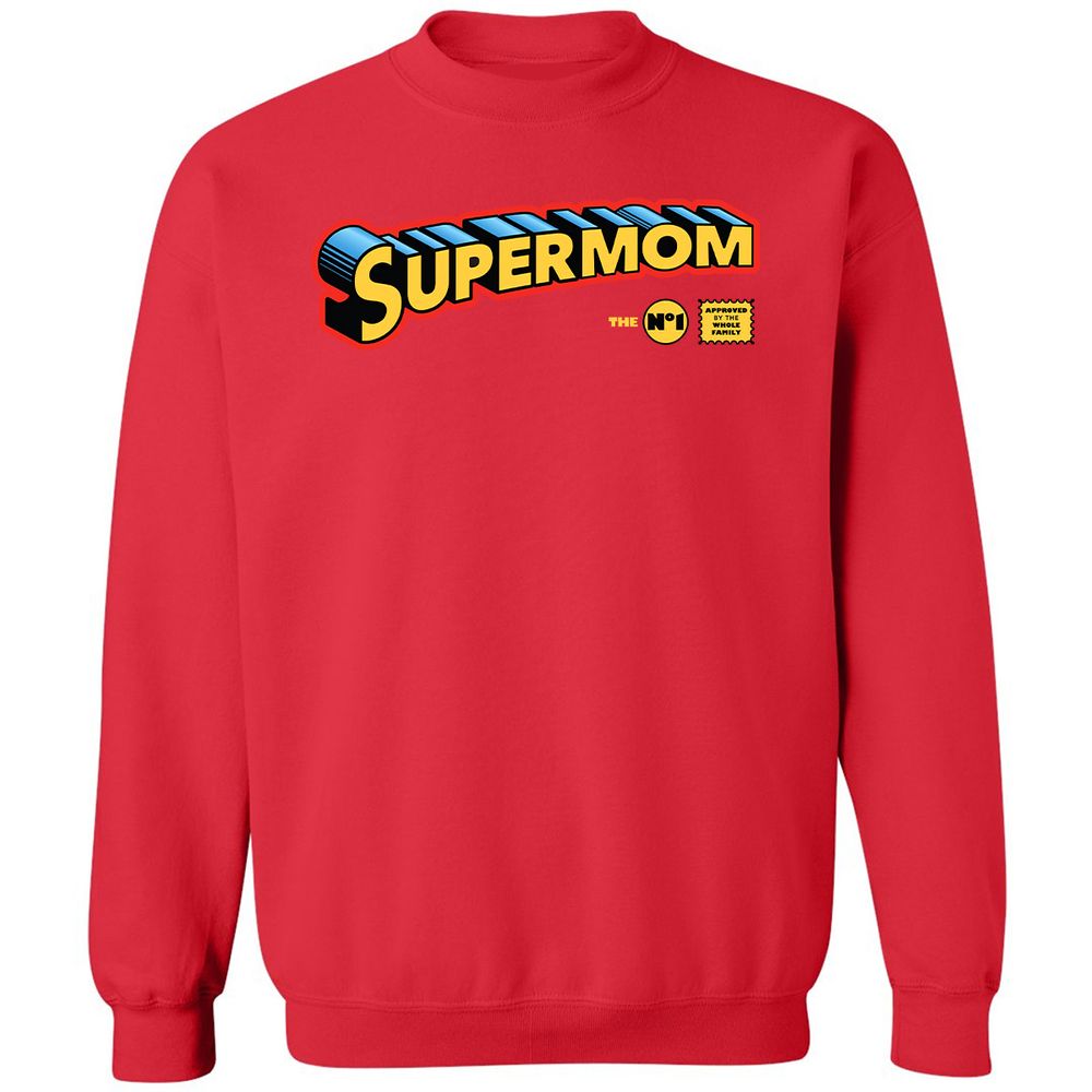 Classic Unisex Sweatshirt - FQUXL6MV - Red - 5