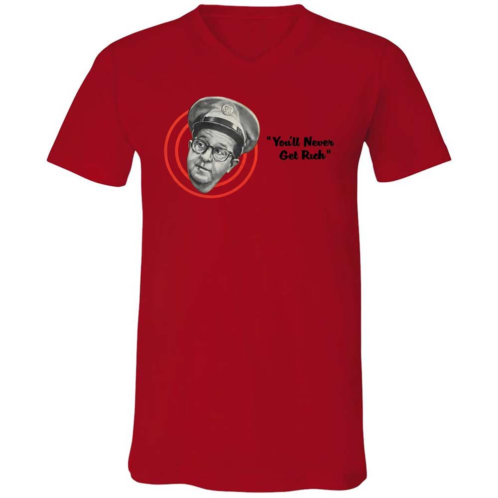 Unisex V-Neck T-Shirt - L3WWZC14 - Red - 5